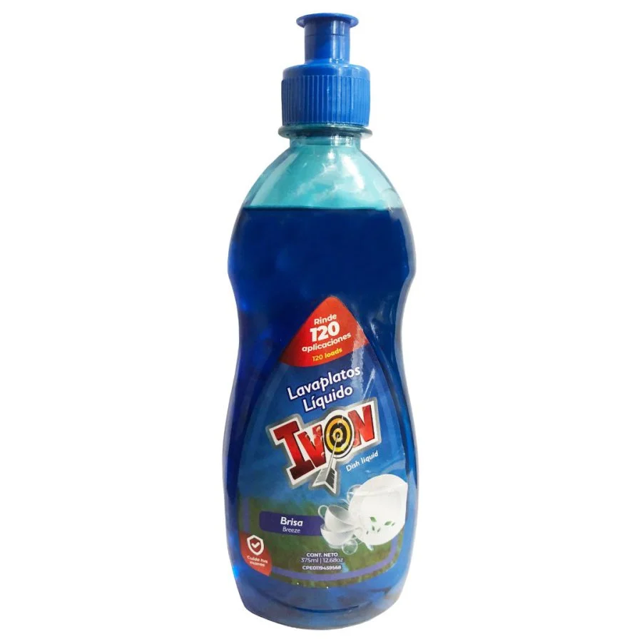Lavaplatos liquido brisa ivon 375 ml miniatura 1