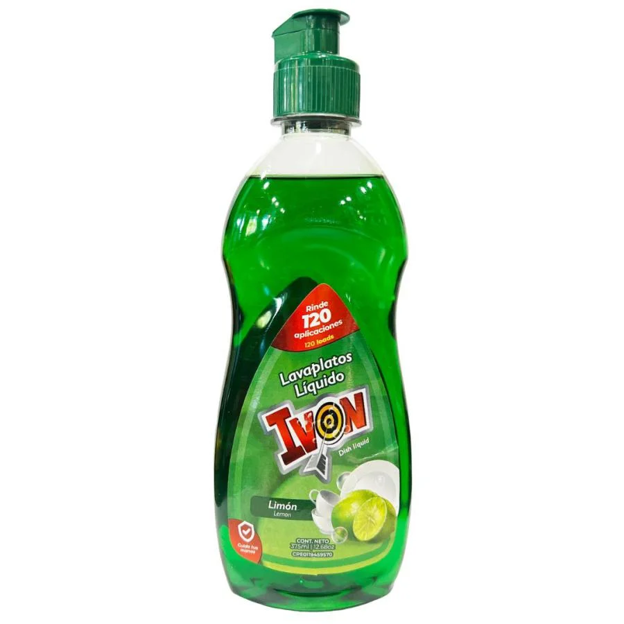 Lavaplatos liquido limon ivon 375 ml miniatura 1
