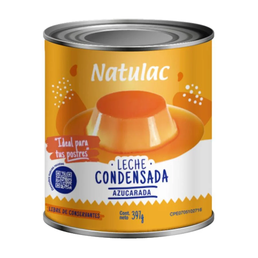 Leche condensada natulac 397 gr. miniatura 2