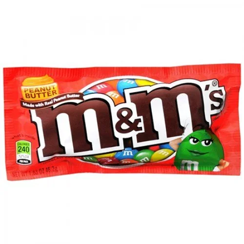 M&m peanuts butter rojo 46.2 gr miniatura 1