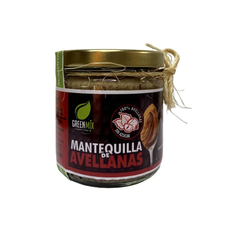 Mantequilla de avellanas green mix 200 gr miniatura 1