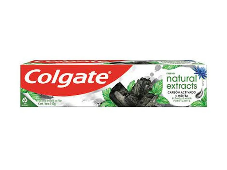 Crema dental carbon activado y menta colgate 140 gr miniatura 1