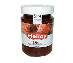 Mermelada de fresa diet helios 280 gr miniatura 2