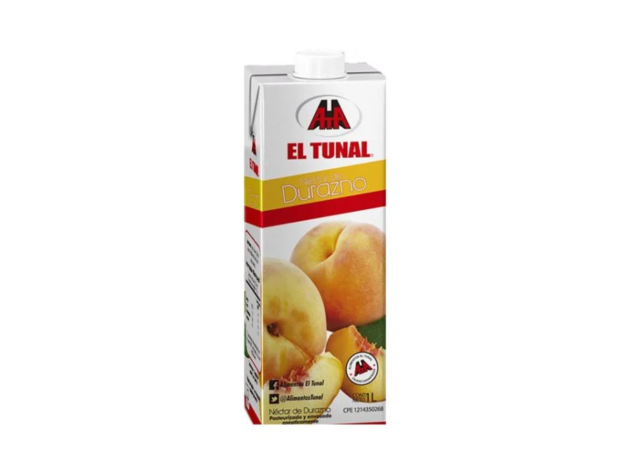 Nectar de durazno el tunal 1 lt miniatura 2
