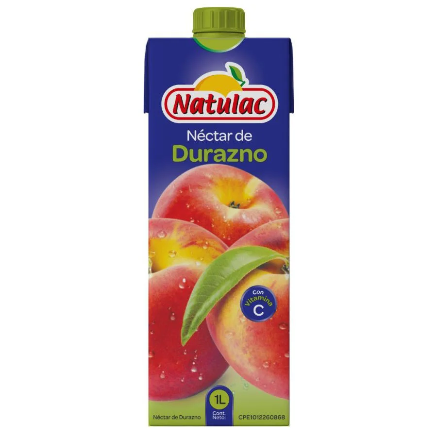 Nectar de durazno uht natulac 1000 ml 1x12 miniatura 2