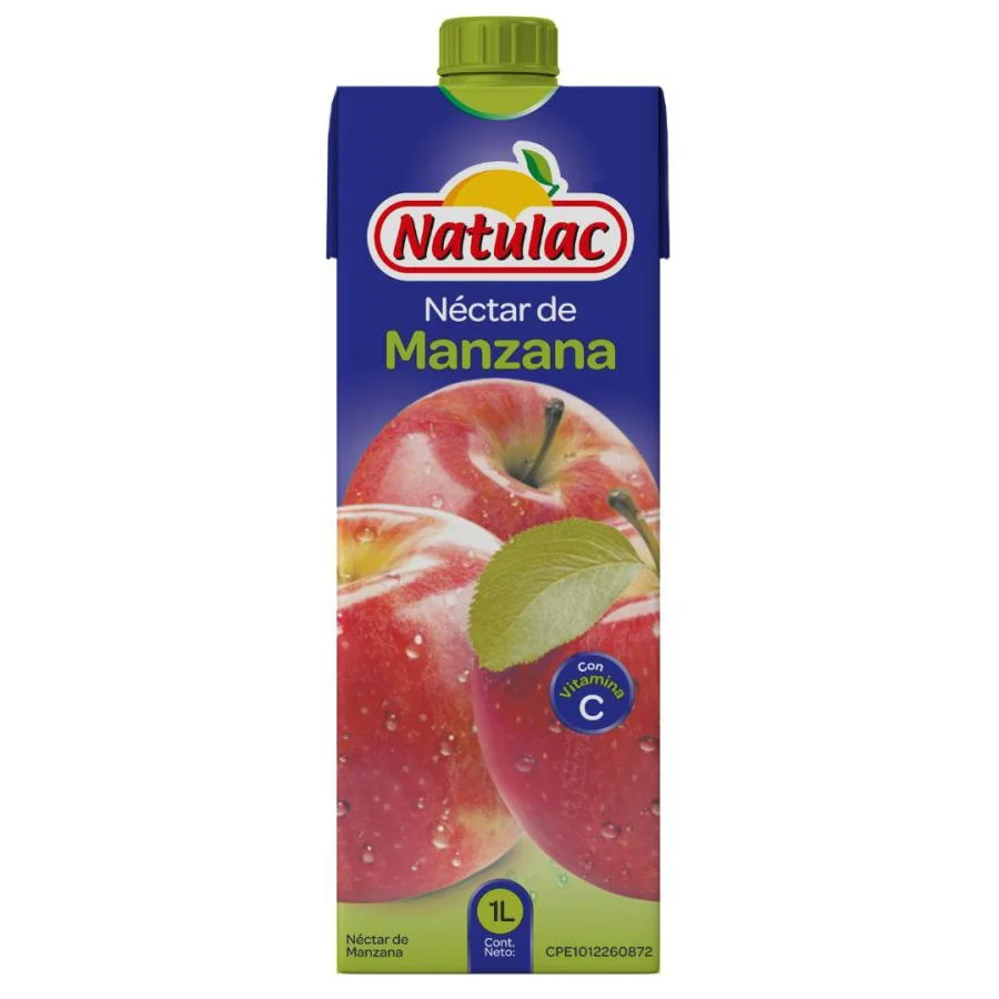 Nectar manzana uht natulac 1000ml 1x12 miniatura 1