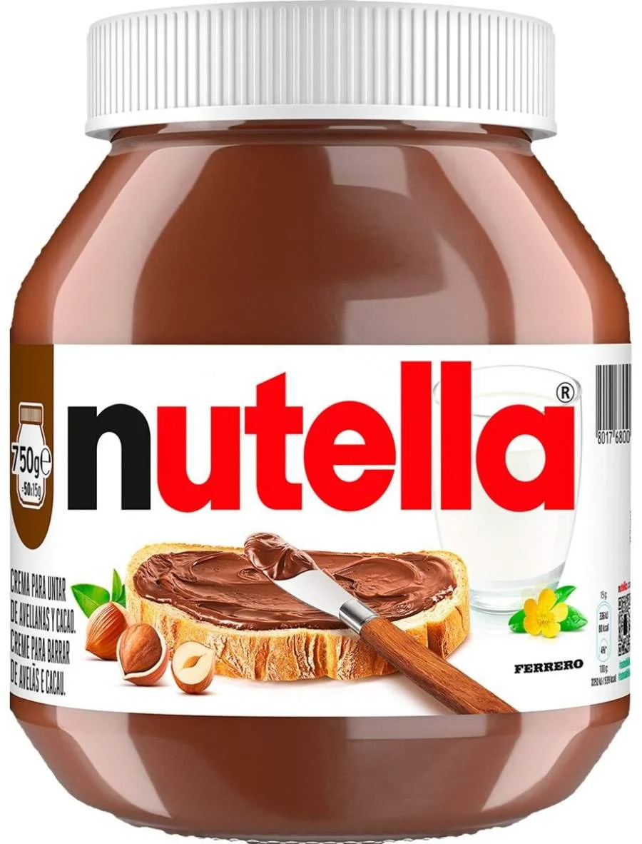 Nutella ferrero 750 gr miniatura 2