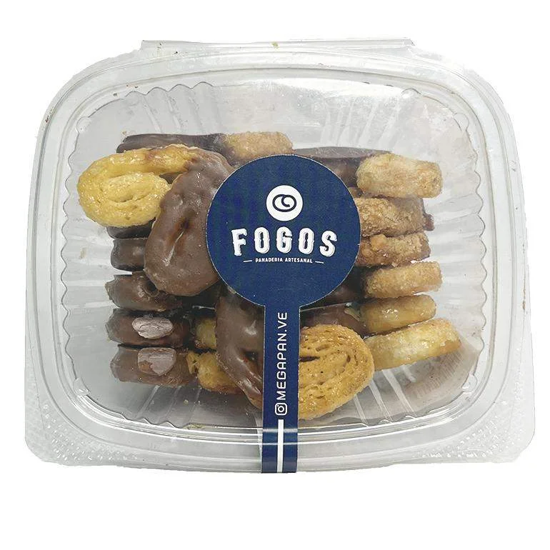 Palmeritas con chocolate fogos (megapan) miniatura 1