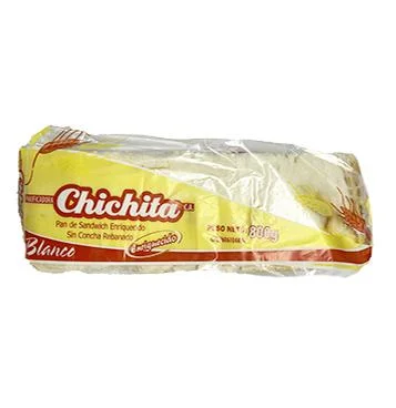Pan de sandwich blanco sin concha chichita 800 gr miniatura 2