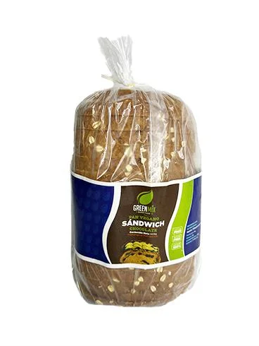 Pan vegano sandwich chocolate 820gr (green mix) miniatura 2