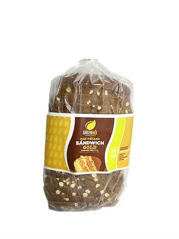 Pan vegano sandwich gold (green mix) miniatura 2