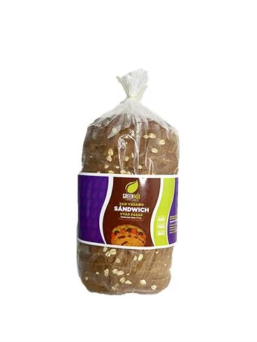 Pan vegano sandwich pasas 900gr (green mix) miniatura 2
