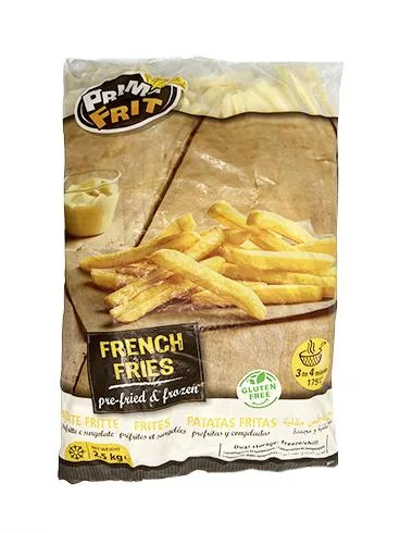 Papas fritas prima frit cobertura 3/8 x 2,5 kg french fries miniatura 2