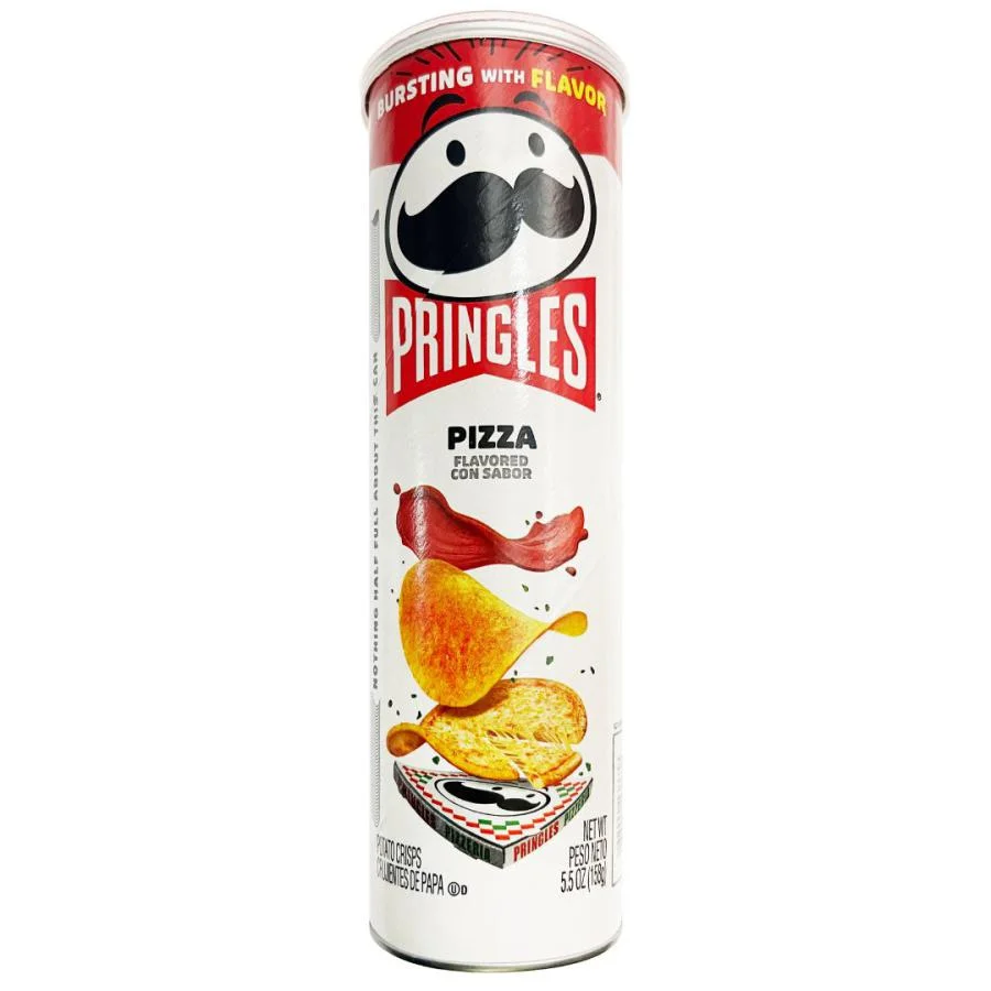 Papas pringles pizza 158 gr (impor) miniatura 2