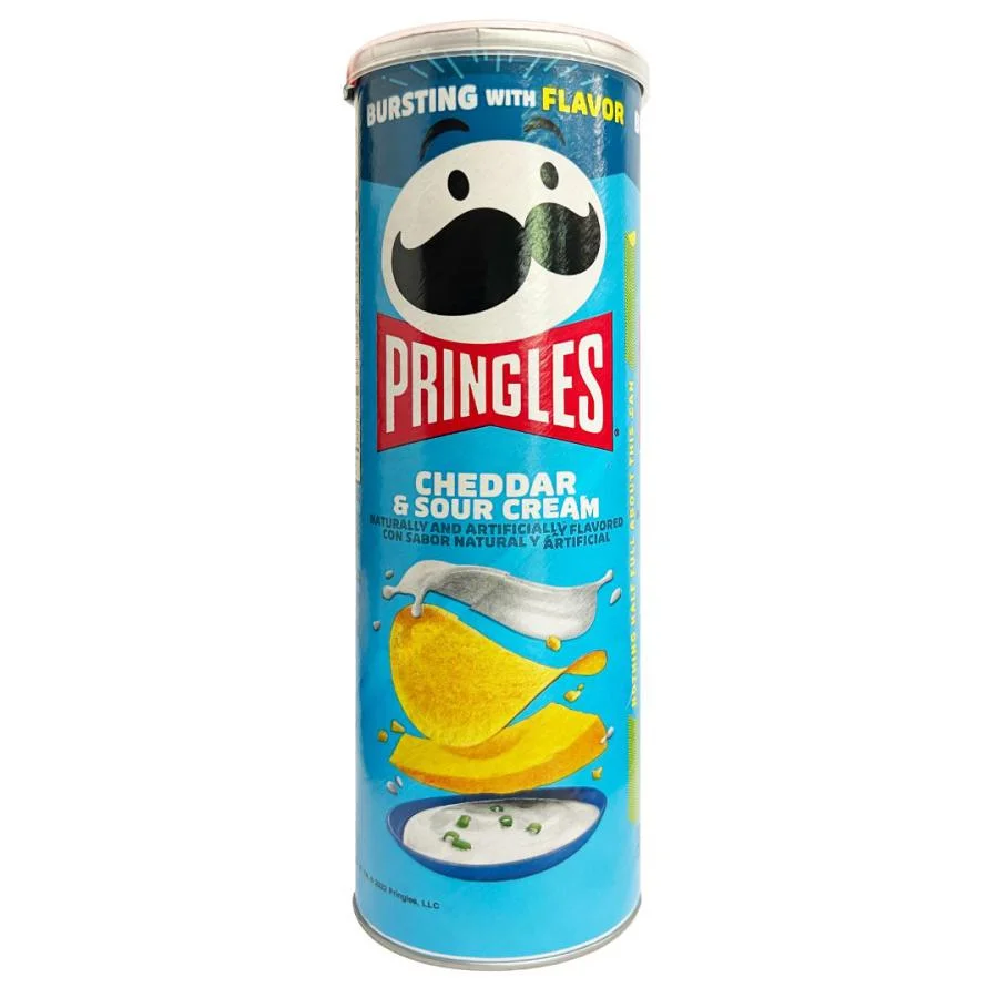 Papas pringles sour cream & onion 158gr miniatura 2