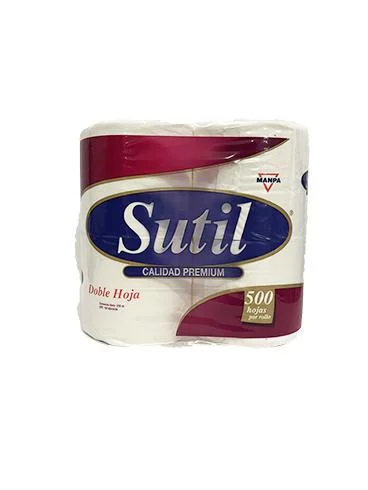 Papel sutil premium 500 hojas 4 rollos miniatura 1