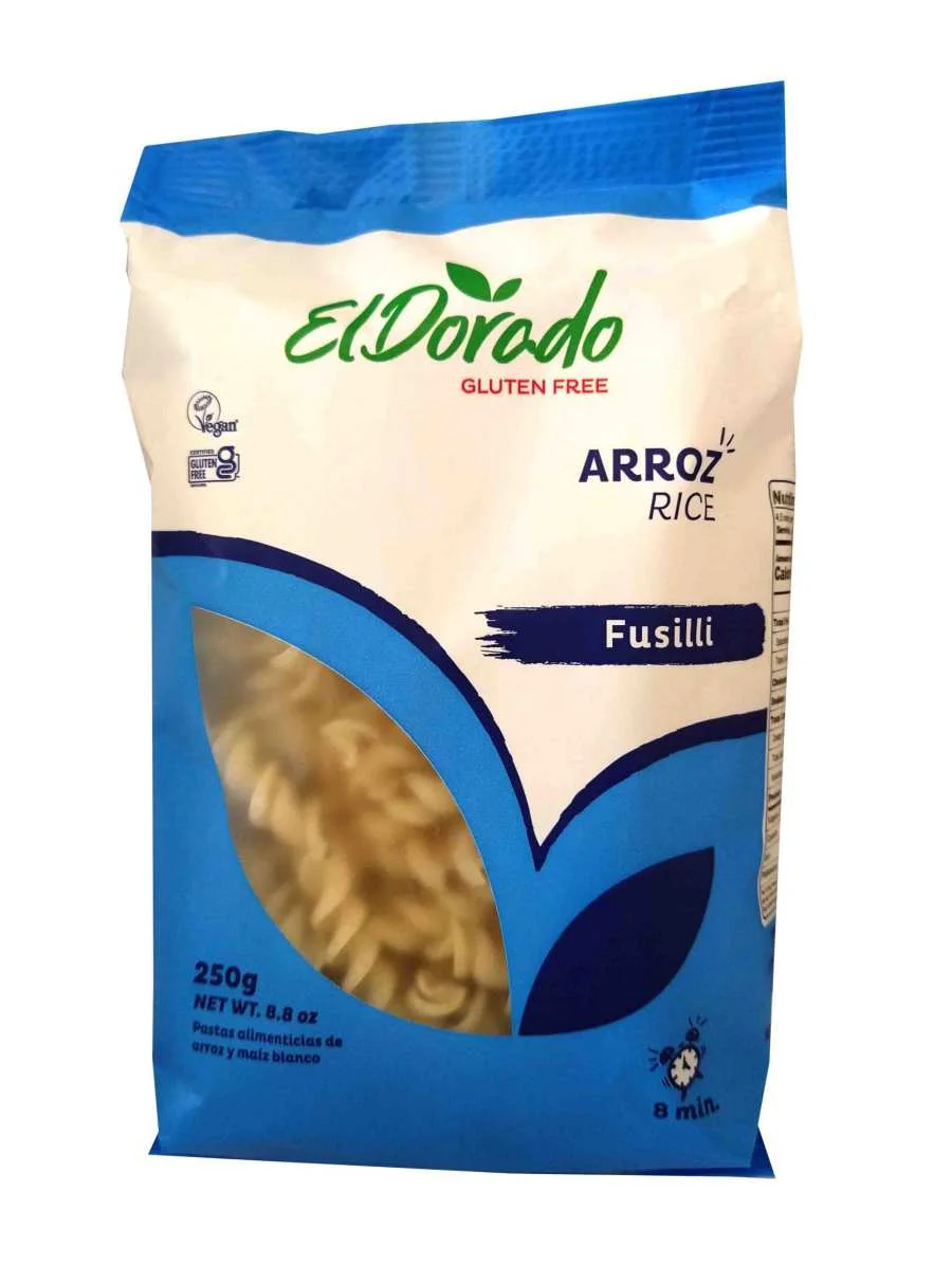 Pasta de arroz fusilli el dorado 250 gr miniatura 2