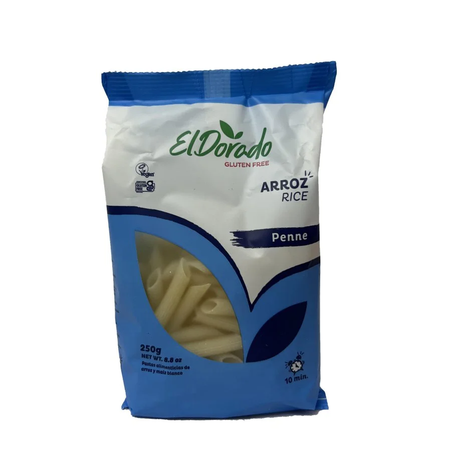 Pasta de arroz penne el dorado 250 gr miniatura 1