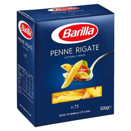 Pasta penne rigate barilla 500 gr miniatura 1