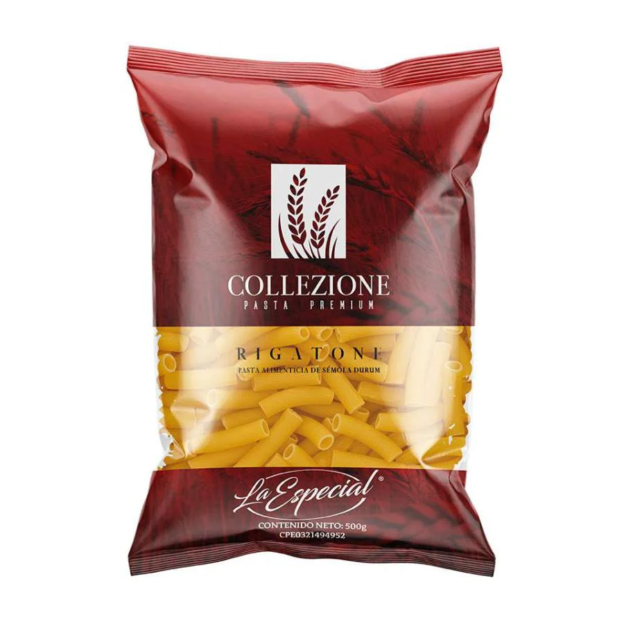 Pasta rigatone collezione premium la especial 500 gr miniatura 1