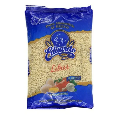 Pastina letras eduardo 250gr miniatura 1