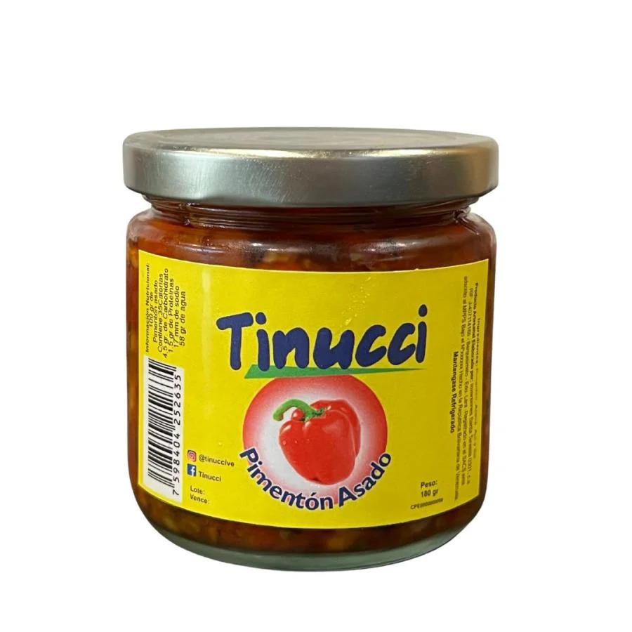 Pimentón asado 180 gr tinucci miniatura 1