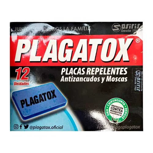 Placas repelentes antizancudos plagatox 12und miniatura 1