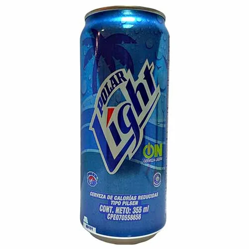 Cerveza polar light lata 355 ml miniatura 2