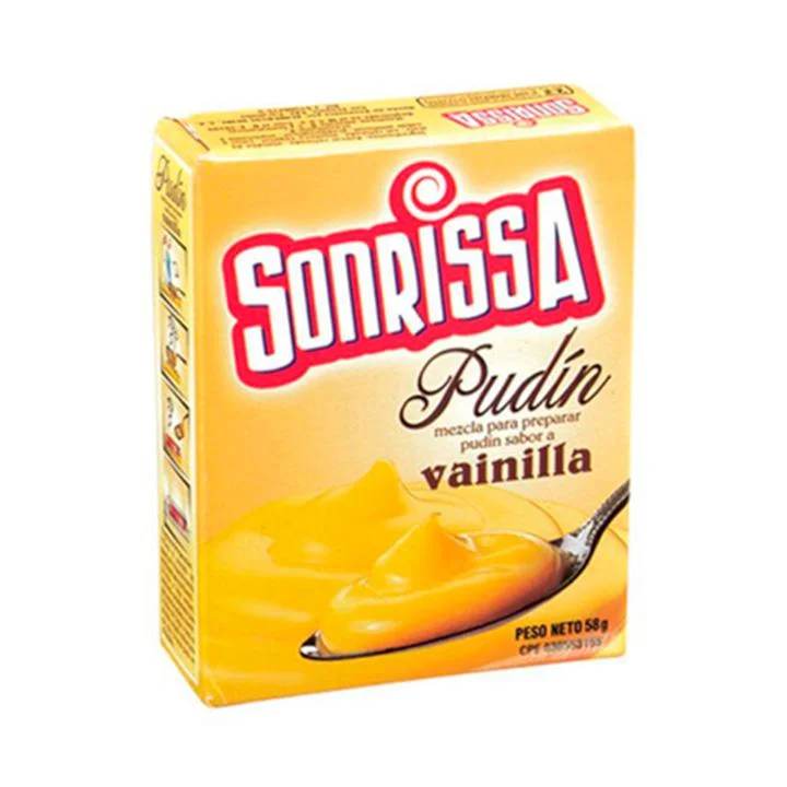 Pudin de vainilla sonrissa 58 gr miniatura 1