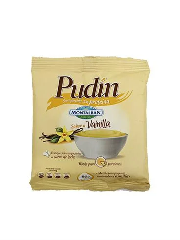 Pudin sabor a vainilla montalban 90 gr miniatura 1