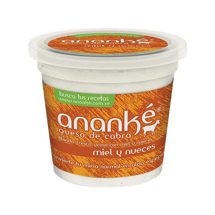 Queso de cabra miel y nueces ananke 200gr miniatura 2