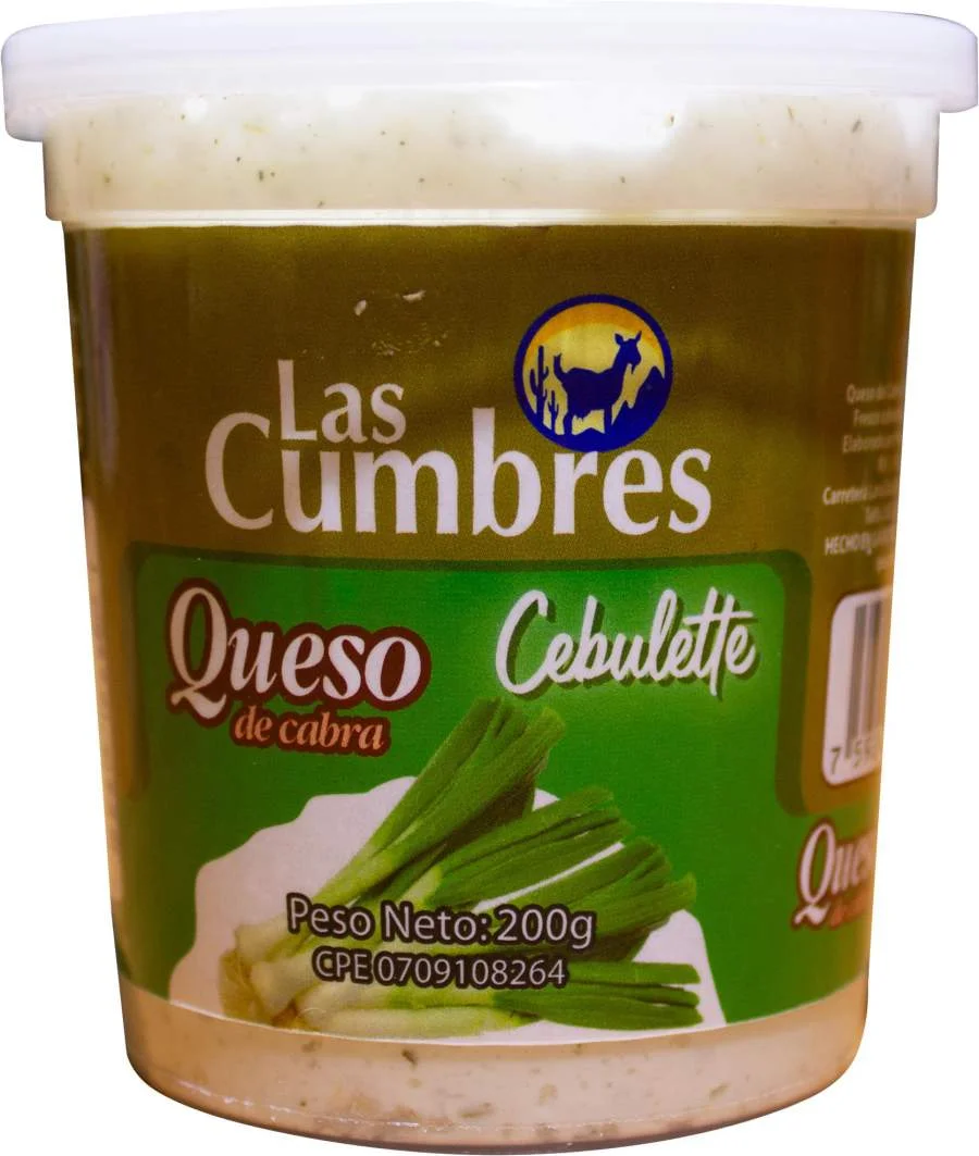 Queso de cabra cebulette 200g las cumbres miniatura 1