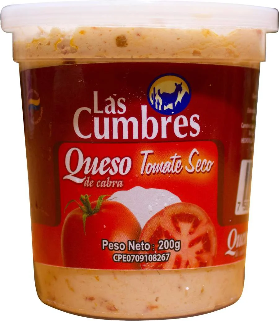 Queso de cabra con tomates seco las cumbres 200 gr miniatura 2