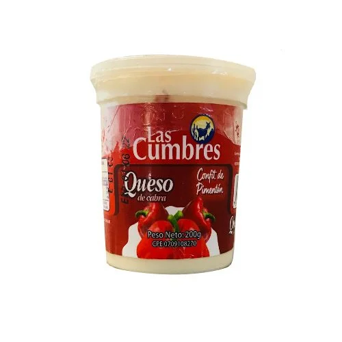 Queso de cabra confit de pimenton las cumbres 200 gr miniatura 2