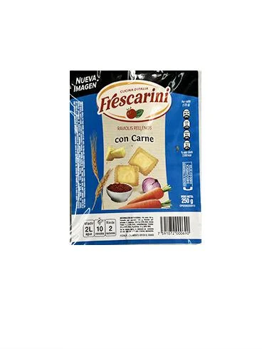 Raviolis rellenos con carne 250g frescarini (42577) miniatura 1