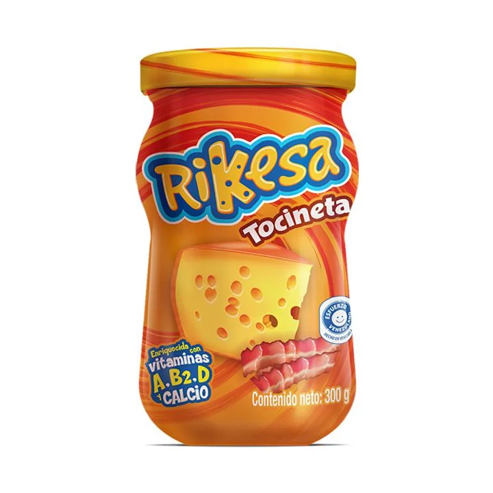 Rikesa tocineta cheddar 300 gr (t603)1x 12 miniatura 1