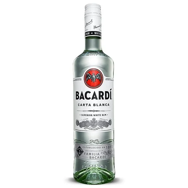 Ron bacardi carta blanca 700 ml miniatura 2
