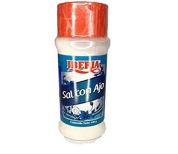 Sal con ajo iberia 140 gr miniatura 1