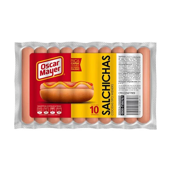 Salchicha wieners cortas oscar mayer (55260) miniatura 1