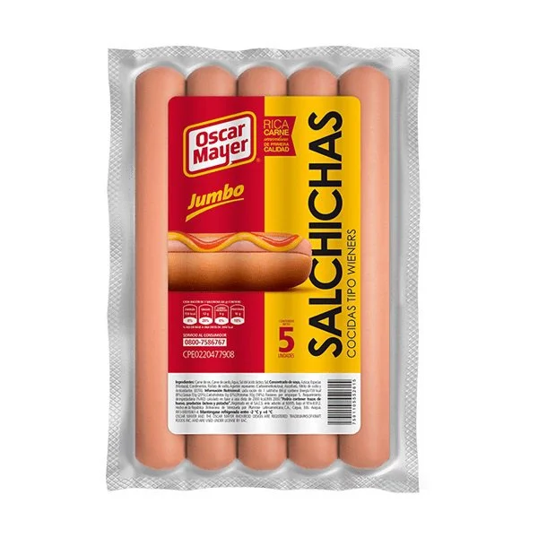 Salchichas wieners jumbo oscar mayer (55261) miniatura 1