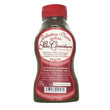 Salsa chimichurri picante nenin 235 gr miniatura 2