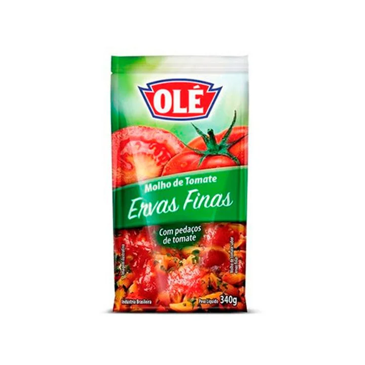 Salsa de tomate con hierbas finas ole bolsa 340g miniatura 1
