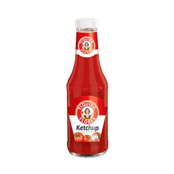 Salsa de tomate ketchup tiquire flores 397 gr (15228) miniatura 1