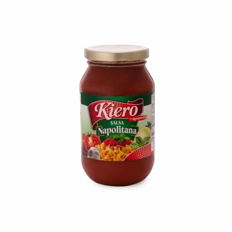 Salsa napolitana kiero 500 gr 1x12 miniatura 1