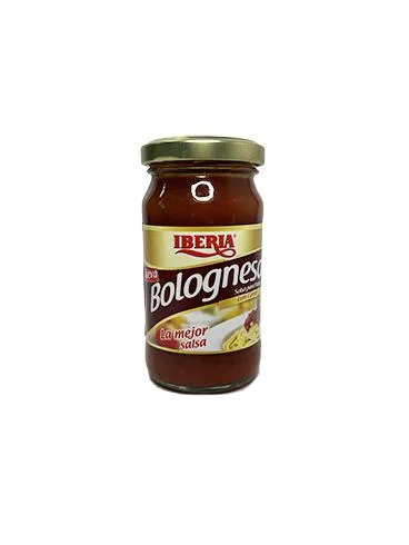 Salsa p/pastas bolognesa iberia 190gr 1x24 miniatura 1