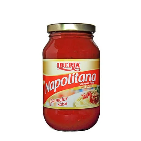 Salsa p/pastas napolitana iberia 490 gr miniatura 1