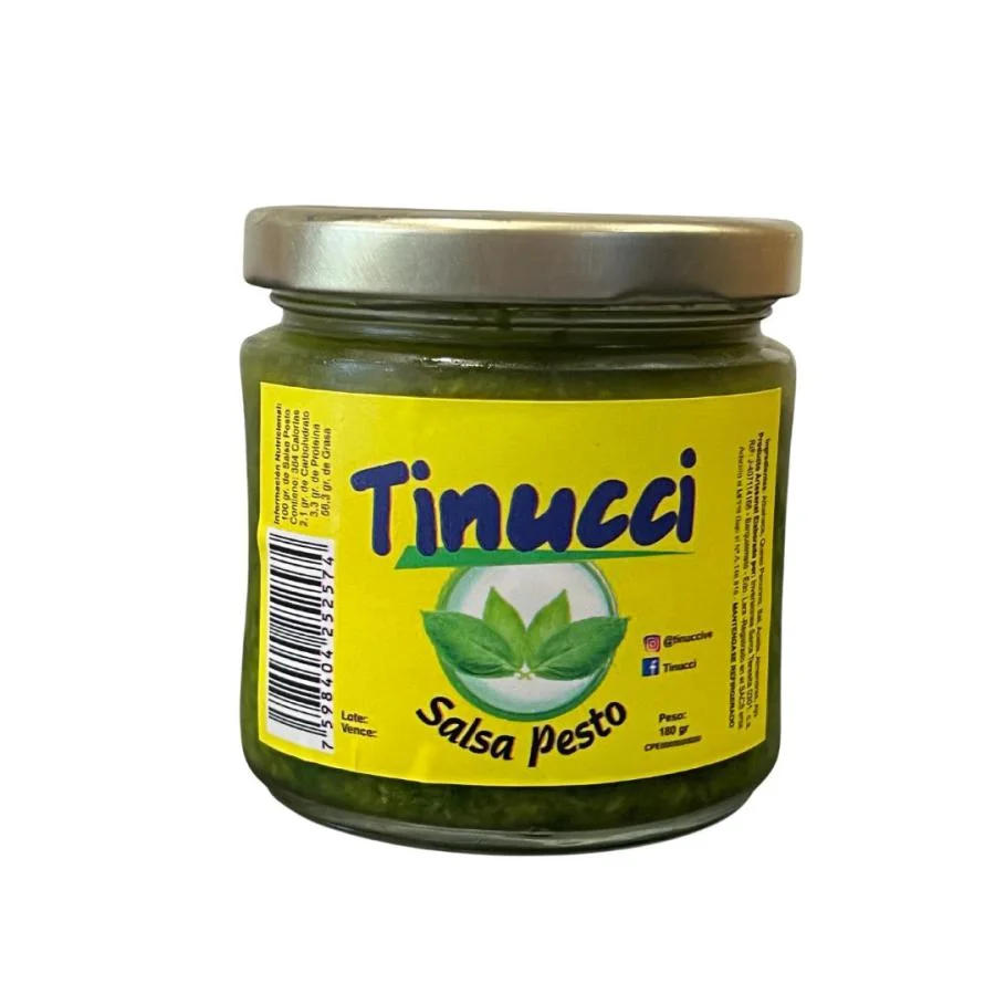 Salsa pesto 180grs tinucci miniatura 1