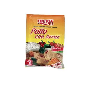 Sopa pollo c/arroz iberia 65gr miniatura 2