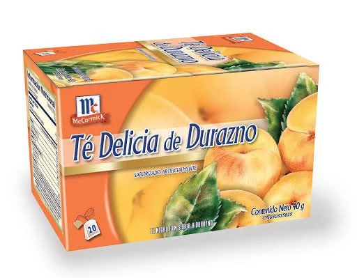 Te delicia de durazno mc cormick 42gr 20 sobres miniatura 1