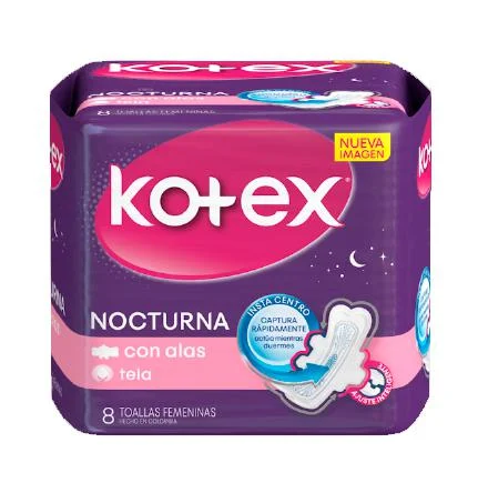 Toalla sanitaria nocturna kotex x 8 und miniatura 2